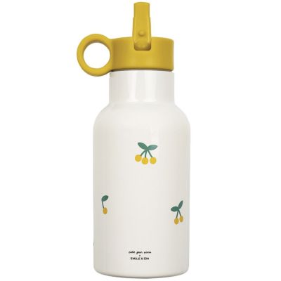 Mini gourde isotherme cerise Emile et Ida (350 ml) Petit Jour Paris