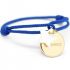 Bracelet cordon Kids médaille Etoile nacre plaqué or 10-14 cm (personnalisable) - Petits trésors