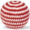 Balle tricotée rouge (11 cm) - Just Dutch