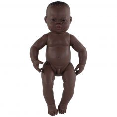 Poupée bébé garçon africain (40 cm) - Miniland