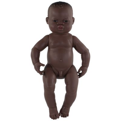 Poupée bébé garçon africain (40 cm)  par Miniland