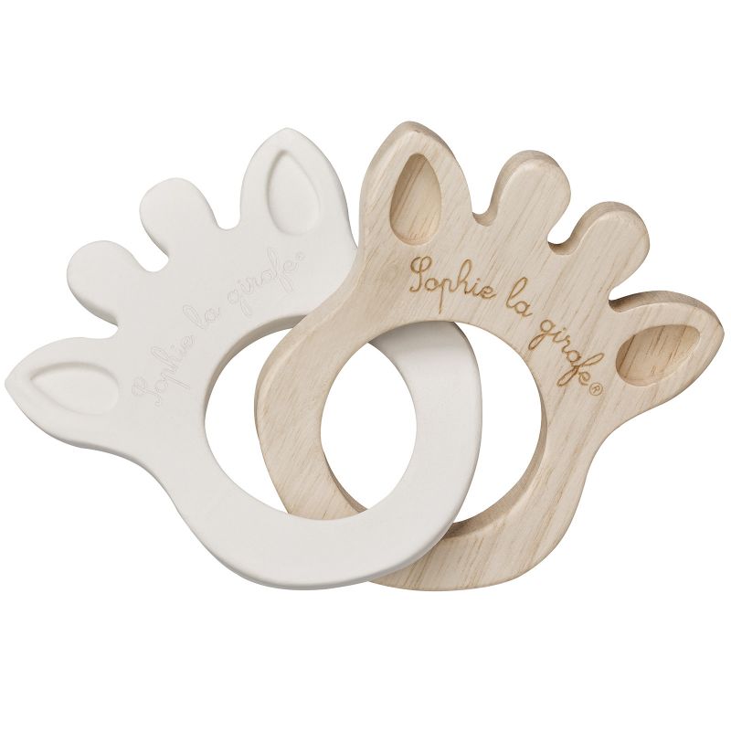 Jouet de dentition anneaux silhouette Rubber & Wood Sophie la girafe Produit 1 grande taille