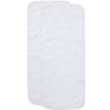 Lot de 2 serviettes de matelas à langer Luxe blanc  par Babycalin