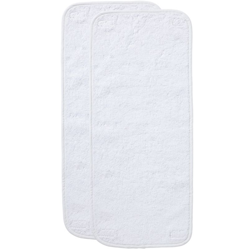 Lot de 2 serviettes de matelas à langer Luxe blanc Babycalin