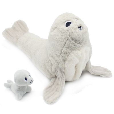 Peluche Ploufou maman et bébé Les Ptipotos (35 cm) Les Déglingos