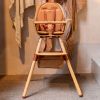 Panier effet cuir nude pour chaise haute Evolu  par Childhome