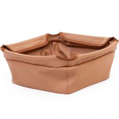 Panier effet cuir nude pour chaise haute Evolu - Childhome