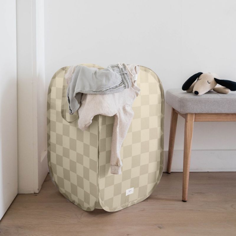 Panier de rangement Damier Beige 3 sprouts Ambiance 4