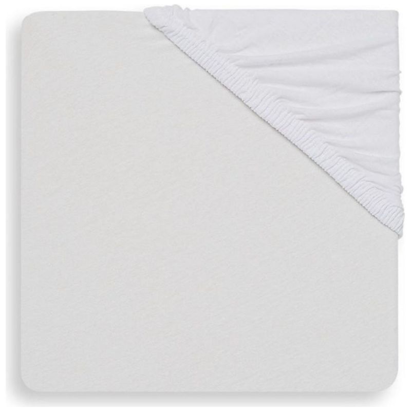 Drap housse en jersey Blanc (70 x 140 cm) Jollein Produit 1