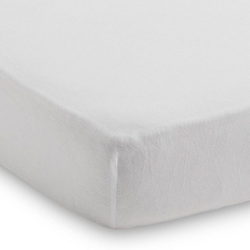 Drap housse en jersey Blanc (70 x 140 cm) Jollein Produit 2