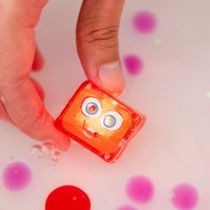 4 cubes lumineux Sammy rouge