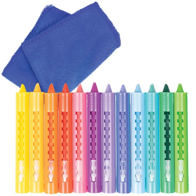 Boîte de 12 crayons pour le bain Arc-en-ciel Tiger Tribe Produit 5
