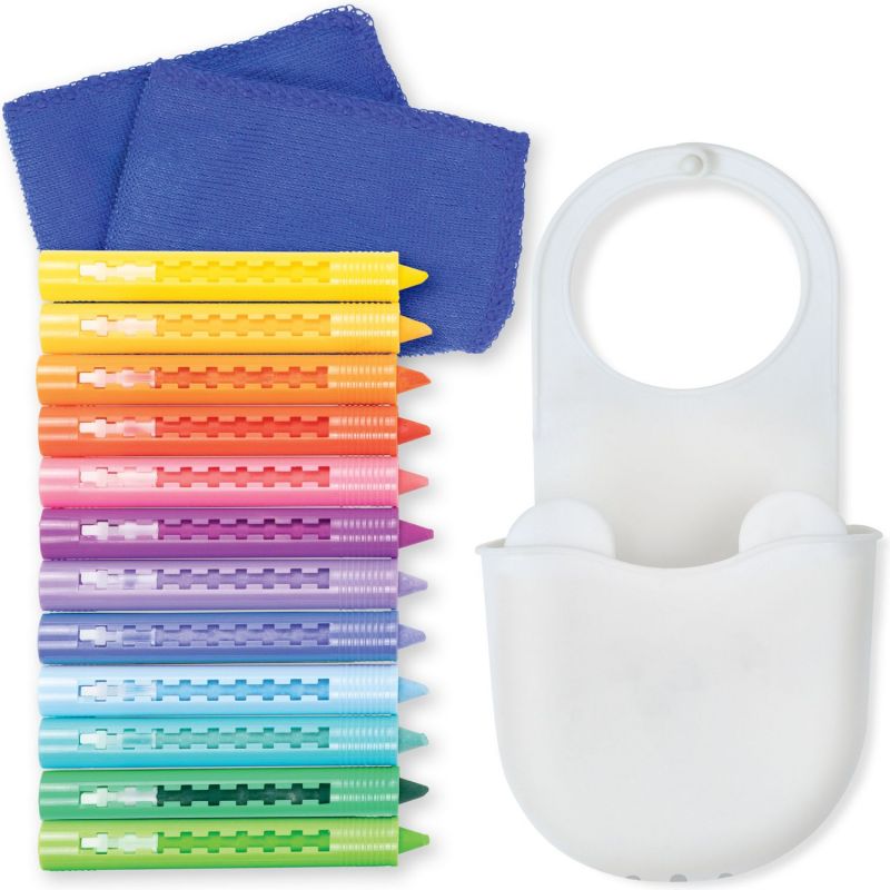 Boîte de 12 crayons pour le bain Arc-en-ciel Tiger Tribe Produit 6