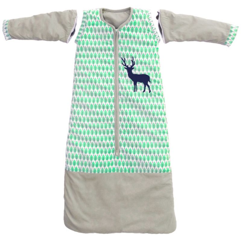 Gigoteuse chaude avec manches Cerf vert Tog 3,8 (70-90 cm) Taftan