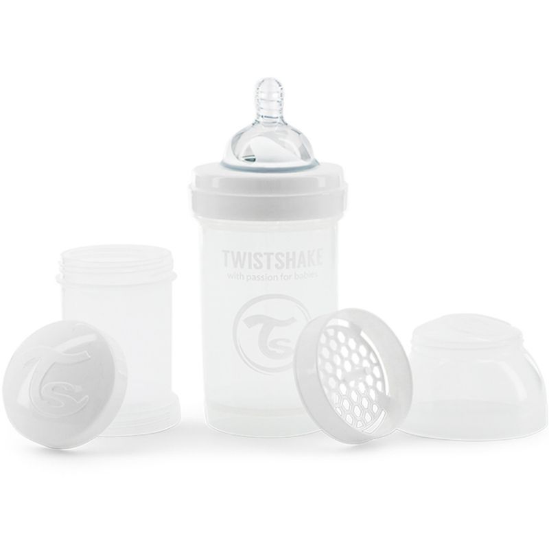Biberon anti-colique blanc (180 ml) Twistshake