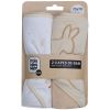Lot de 2 capes de bain Lapin (70 x 70 cm) Trois Kilos Sept Produit 1