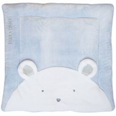Tapis de jeu Tapidou ours bleu (100 x 100 cm)