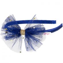Serre-tête noeud bleu Lorenza  par Souza For Kids