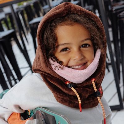 Cagoule polaire Warmy Chocolate (2-5 ans)