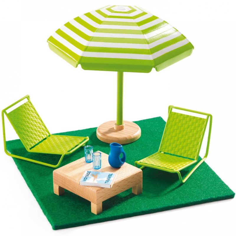 Mobilier pour poupée La terrasse Djeco