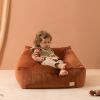 Fauteuil enfant en éco-velours Chelsea Wild Brown (72 x 75 cm)  par Nobodinoz
