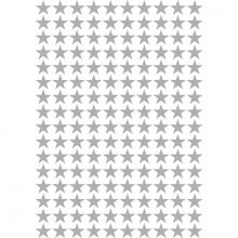 Stickers étoiles argent (29,7 x 42 cm)  par Lilipinso