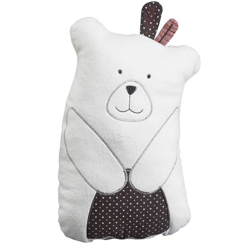 Coussin ours Timouki (18 x 30 cm) Sauthon