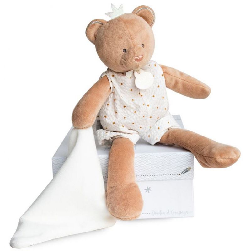Coffret peluche avec doudou Ours Attrape-rêves (28 cm) Doudou et Compagnie