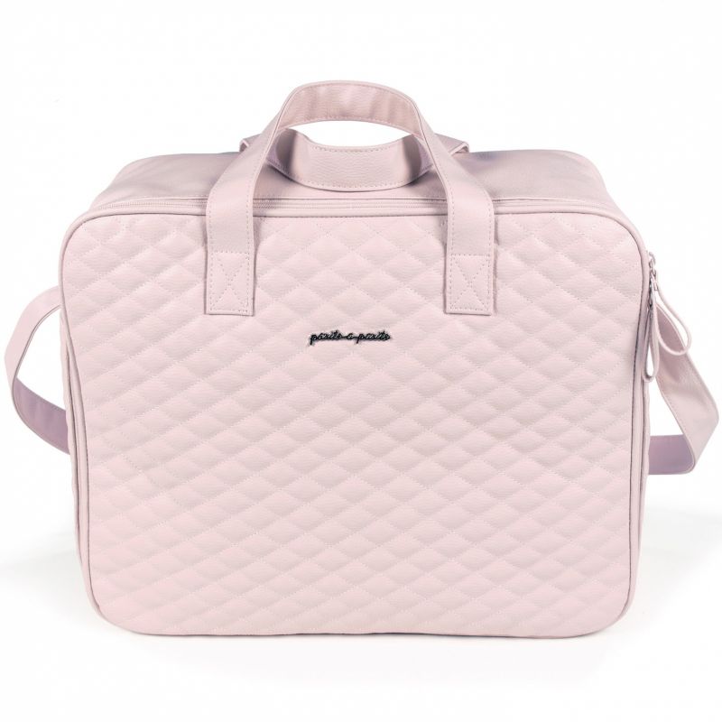 Valise de maternité Ines matelassé rose Pasito a pasito