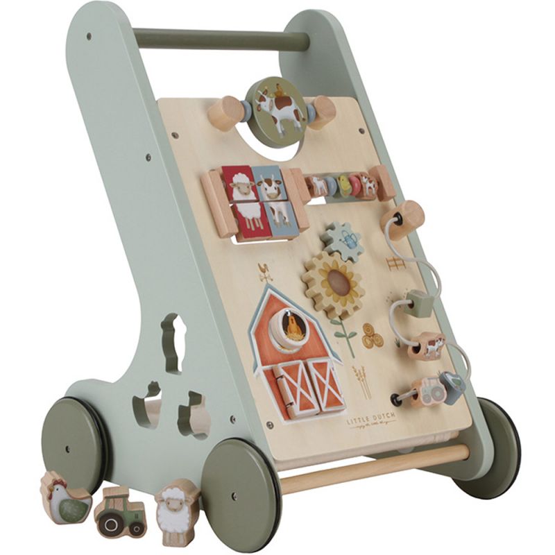 Chariot de marche en bois Little Farm Little Dutch Produit 1 grande taille