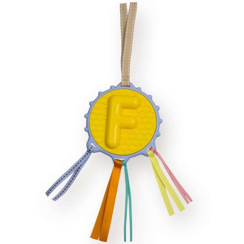 Hochet alphabet à suspendre Lettre F (23 cm) Ebulobo