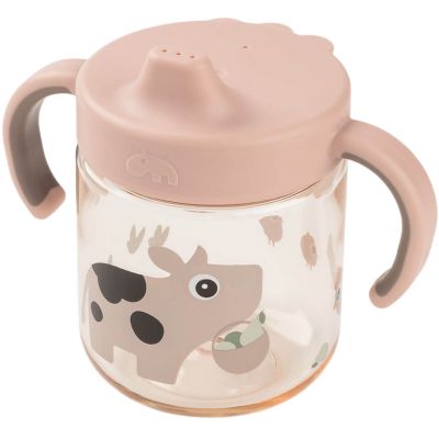 Tasse à bec à 2 anses Tiny farm Rose Done by Deer