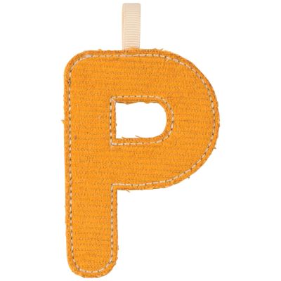 Lettre phosphorescente en tissu à suspendre P