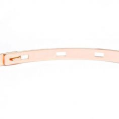 Jonc pour enfant personnalisable (plaqué or rose)