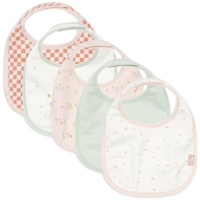 Lot de 5 bavoirs imperméables Pretty Picnic Jollein