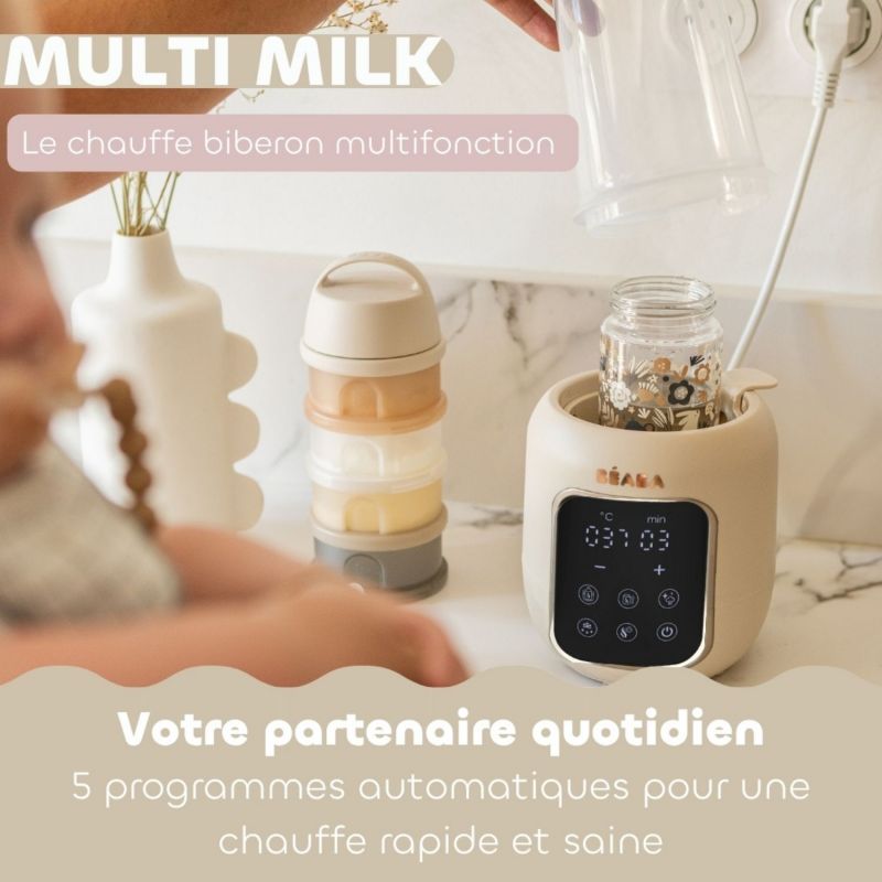 Chauffe Biberon Multi Milk 5 Programmes Argile Béaba Produit 9