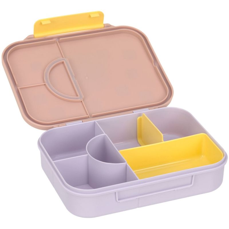 Boîte à gouter Bento Pattern Party rose et lilas Lässig Produit 6
