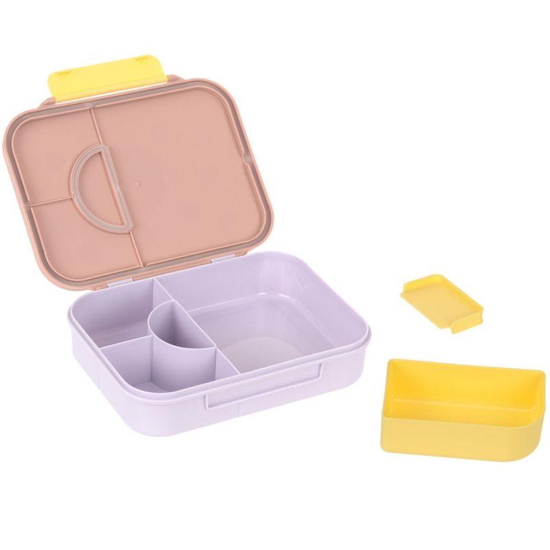 Boîte à gouter Bento Pattern Party rose et lilas Lässig Produit 8