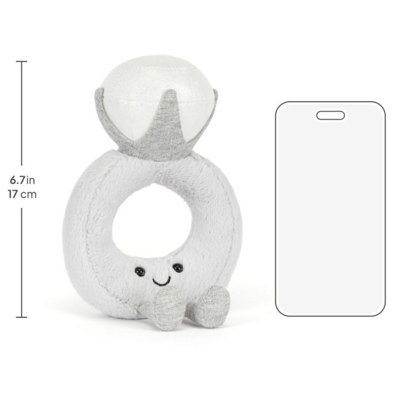 Peluche Amuseable Bague en diamant (20 cm) Jellycat Produit 7