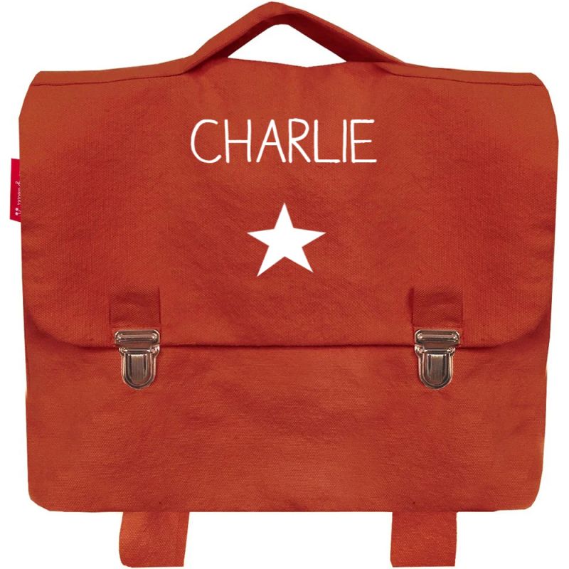 Cartable A4 maternelle terracotta (personnalisable) Les Griottes Produit 1 grande taille