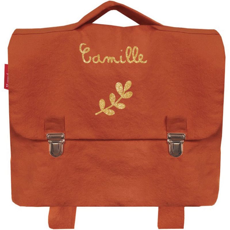 Cartable maternelle 33 cm terracotta (personnalisable) Les Griottes Produit 4