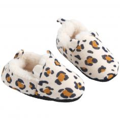 Chaussons bébé Léopard (0-6 mois) - Sauthon