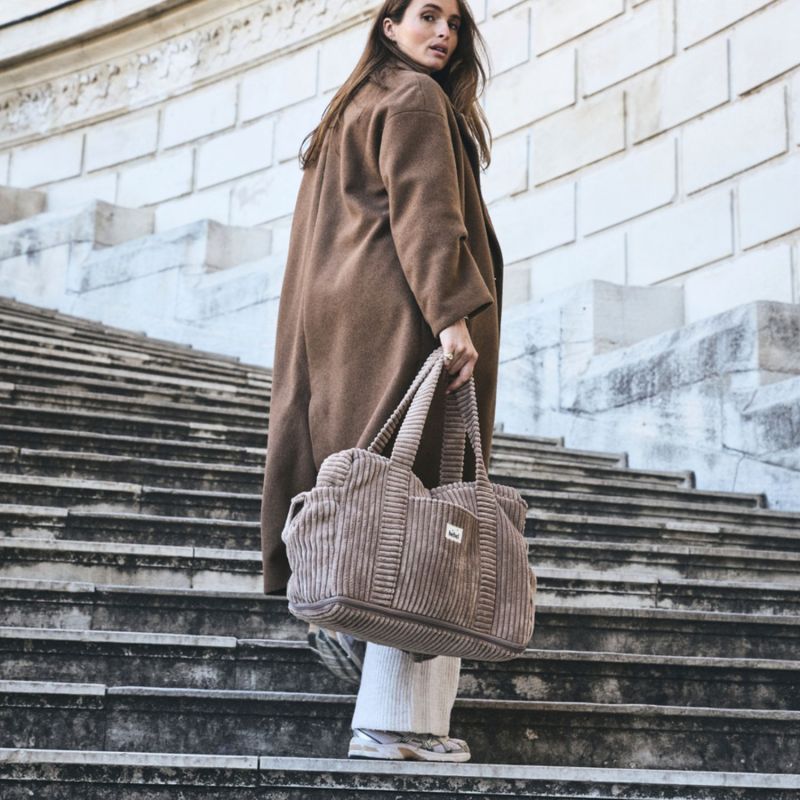 Sac à langer 24/48h Capsule velours Toffee BEBEL Ambiance 6