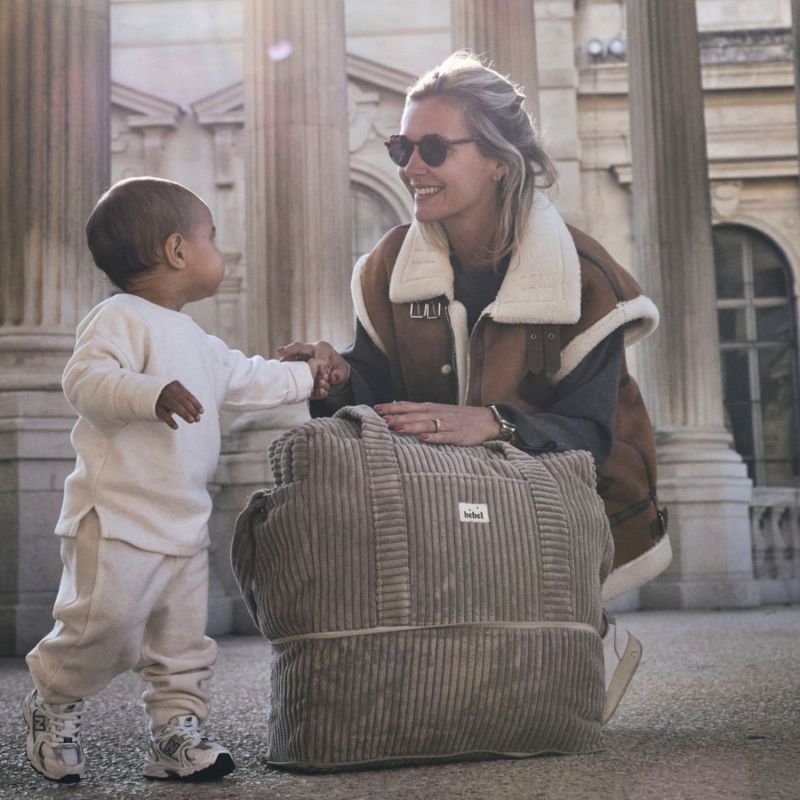 Sac à langer 24/48h Capsule velours Toffee BEBEL Ambiance 9