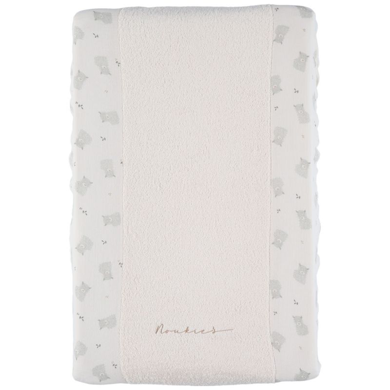 Housse de matelas à langer en éponge écrue Noukie's Produit 1