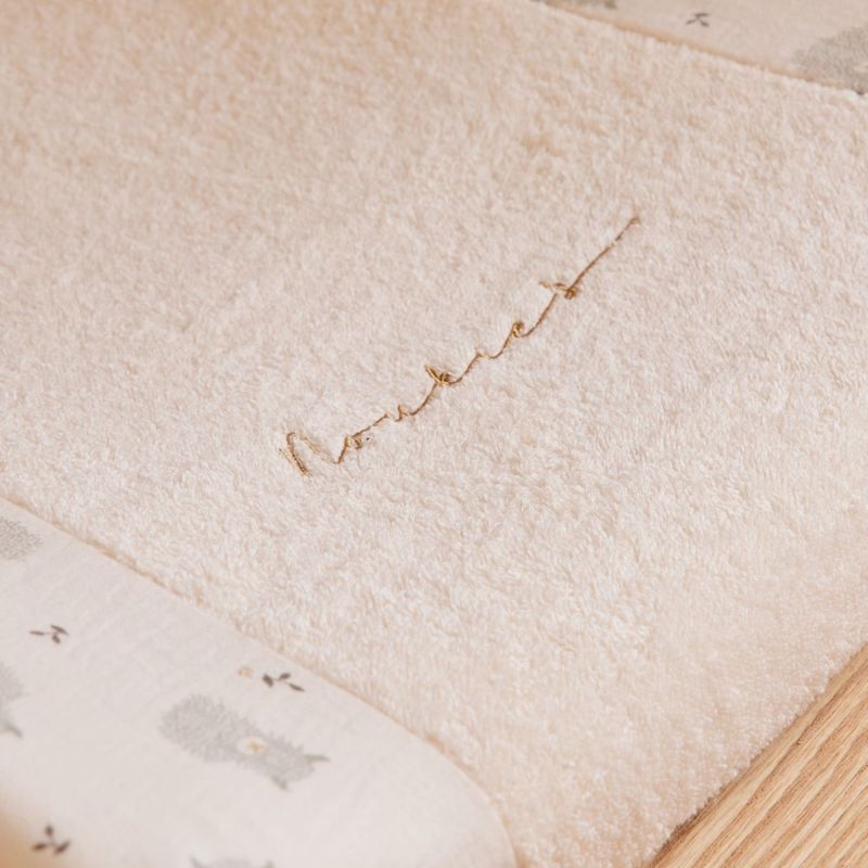 Housse de matelas à langer en éponge écrue Noukie's Produit 4