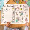 Set de table à colorier lavable et réutilisable Peter Rabbit avec 10 feutres Eatsleepdoodle Ambiance 5