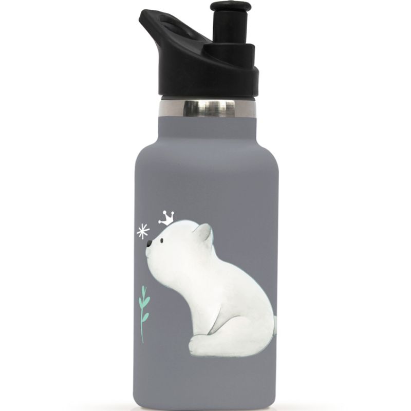 Gourde isotherme Ours polaire embout sport (350 ml) Gaëlle Duval