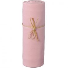 Drap housse en coton bio rose clair (70 x 140 cm)  par P'tit Basile