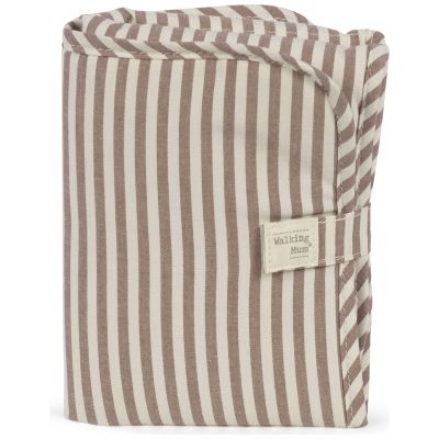 Tapis à langer Praliné Rayures Moka